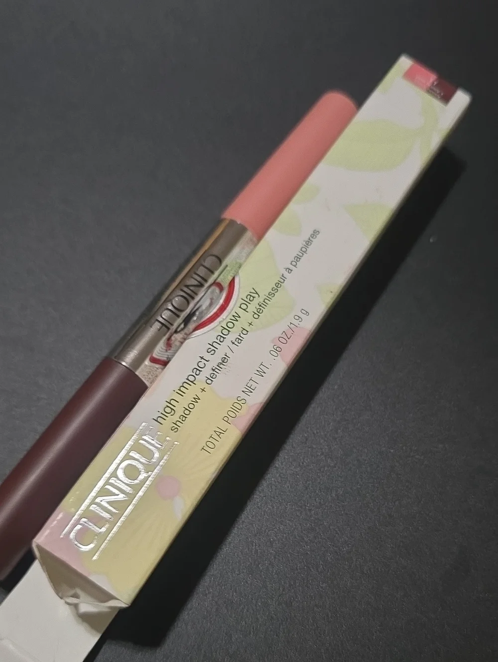 🧚‍♀️Clinique Pink & Black Honey High Impact Shadow Play Dual Eyeshadow NIB